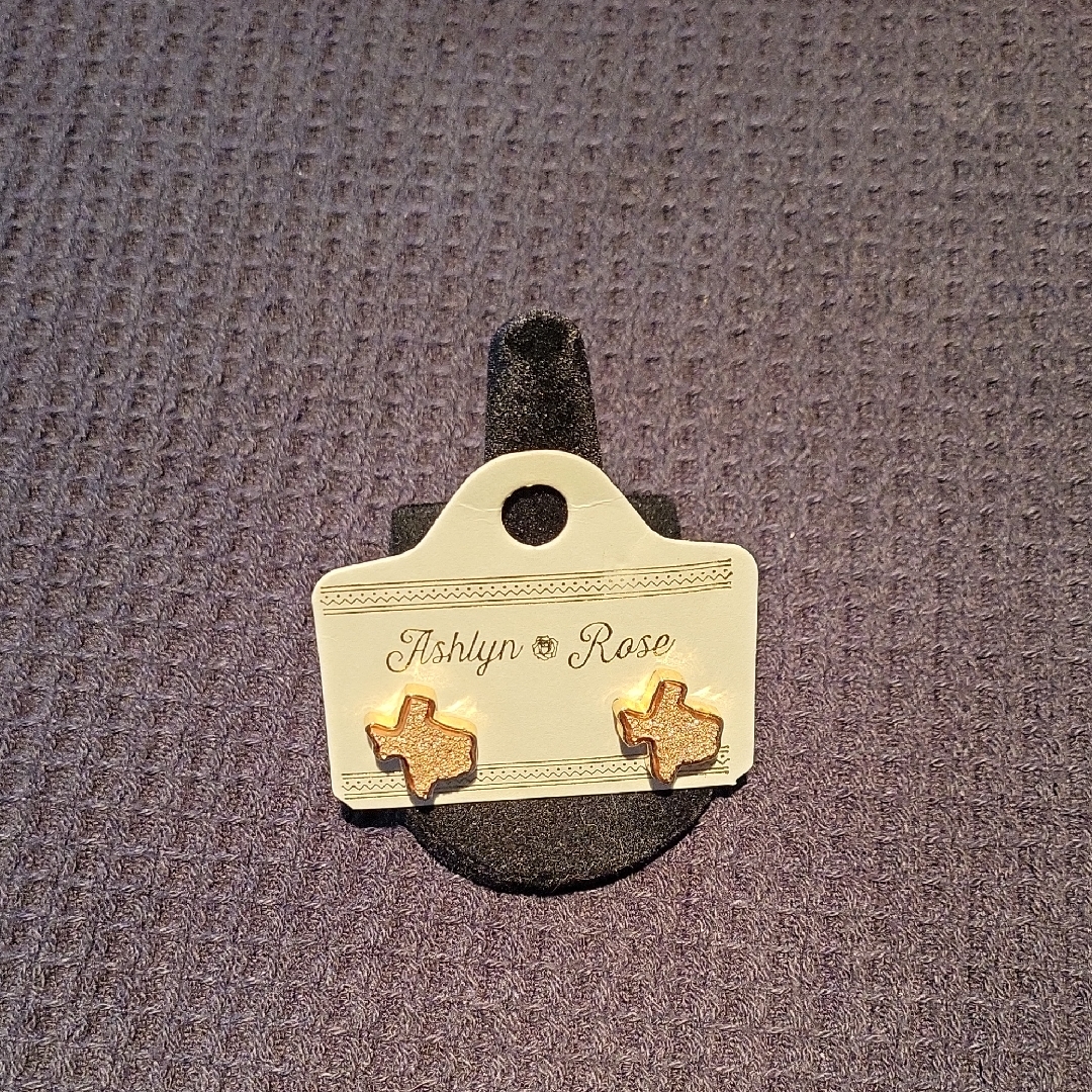 Gold Texas Earrings